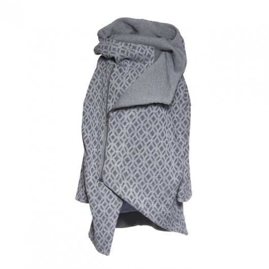 NUBEE - ASYMMETRY HOOD - Płaszcz z kapturem Nubee
