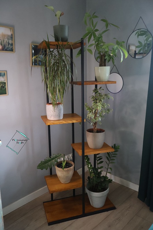 kwietniki Kwietnik stojący metalowy 6 poziomów