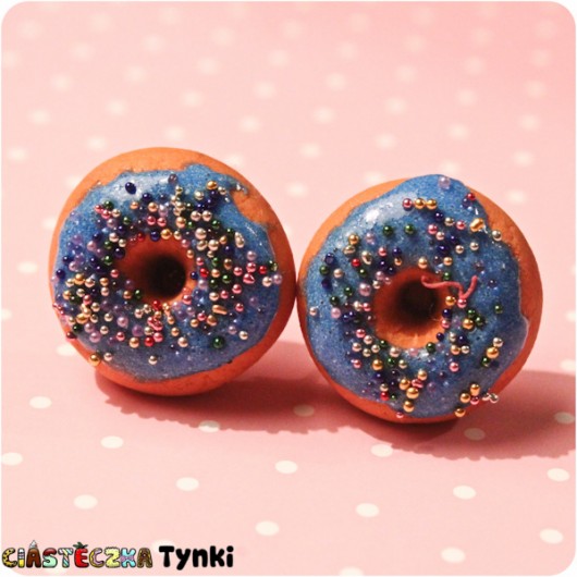 kolczyki donuty ciasteczkatynki