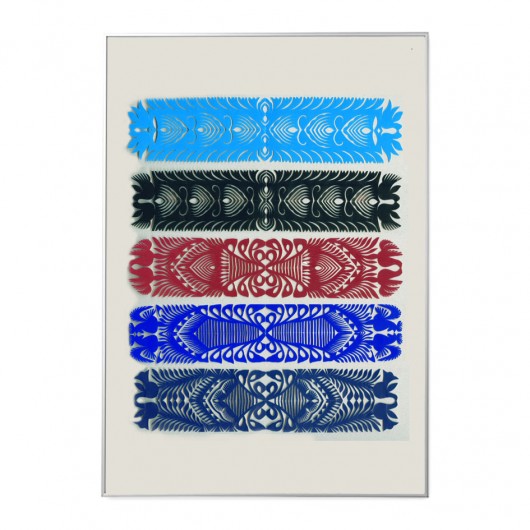 Folk Art Papercuts COLLAGE (from Kurpie Region) na ludowo