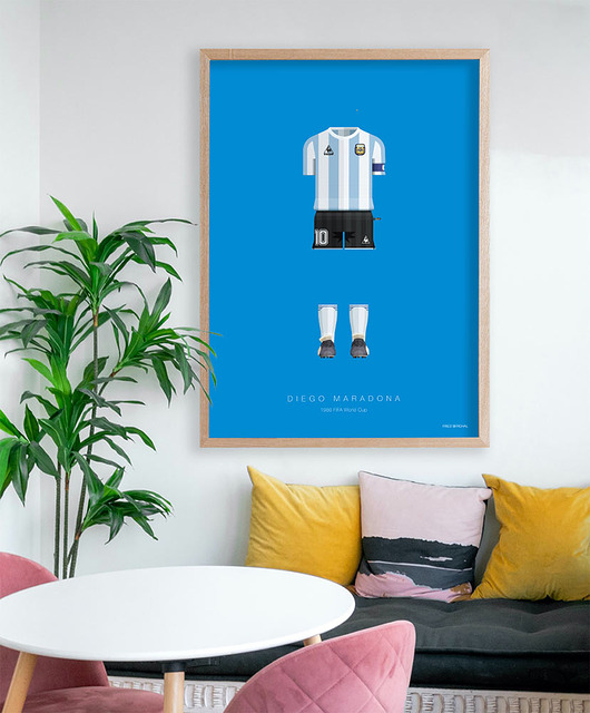 plakaty Maradona - piłka nożna - plakat fine art