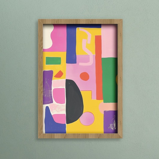 plakaty Plakat - Abstract shapes 3