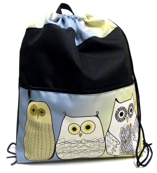 Plecako-worek z autorskim motywem Gaul Designs