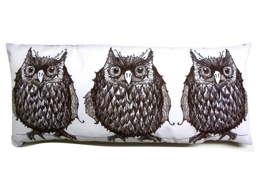 Poduszka dekoracyjna z sowami 30x65 cm  Gaul Designs