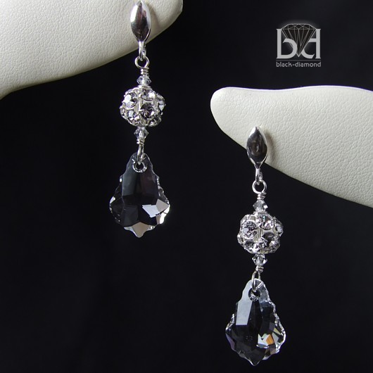 Błyskotki kryształ Swarovski Black Diamond