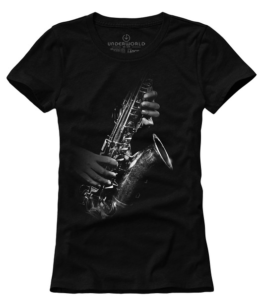 t-shirt damskie T-shirt damski UNDERWORLD Saxophone