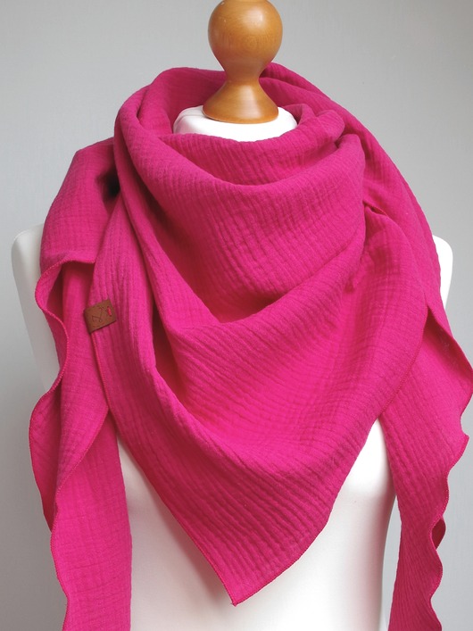 szaliki dziecięce Chusta muślinowa damska, chusta bawełniana na lato