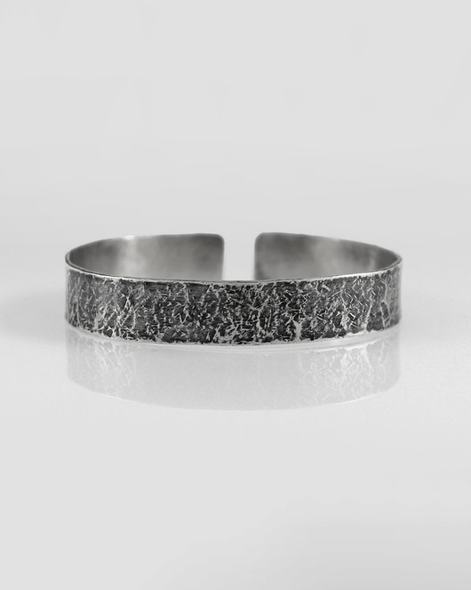 bransoletki - inne Kamień - metalowa bransoletka - outlet*