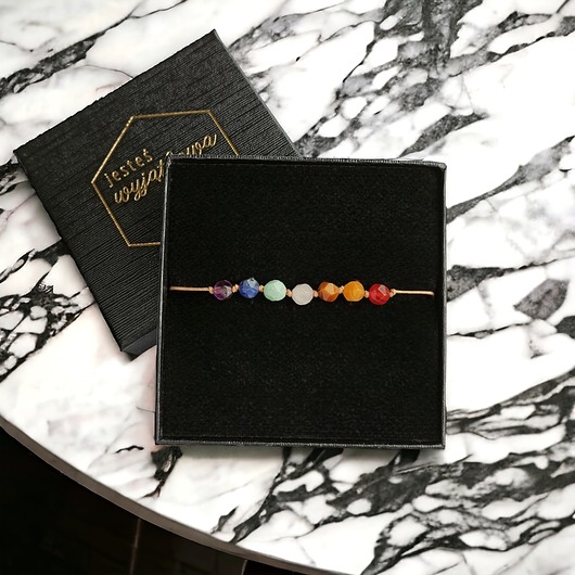 bransoletki z kamieni naturalnych PREMIUM:: chakra bracelet :: wszystkie czakry