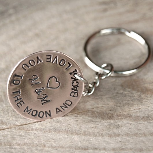 Breloczek personalizowany - circle alpaka SHEandHE