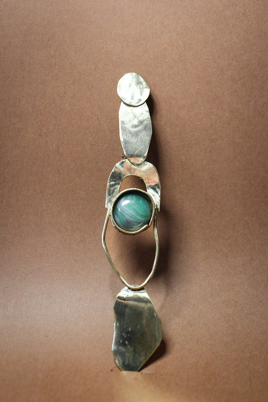 broszki Broszka "Geometrik" z Agatem