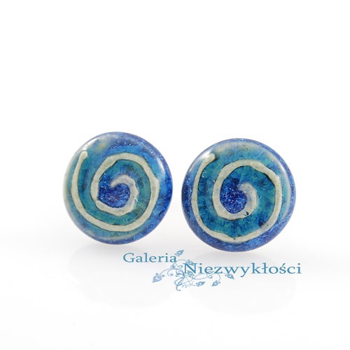 Zawijas 3d w tonacji blue Dorca