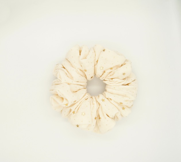 gumki do włosów Scrunchie muślinowa gumka do włosów