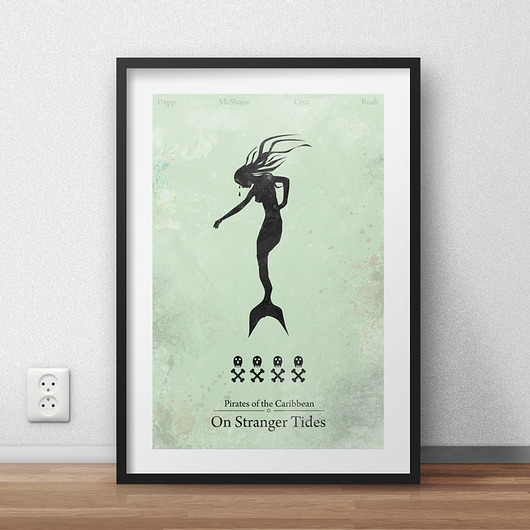 Piraci z Karaibów IV - Nieznane Wody - plakat minimalmill