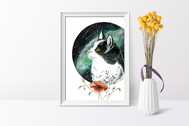 Wydruk  ilustracji Podróż Arty arty