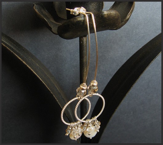 LUXURY- kryształ Swarovski, Perły i Srebro Little Dreamer