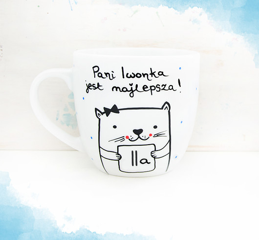 Dzień nauczyciela - kubek 300ml - PERSONALIZACJA miamilu