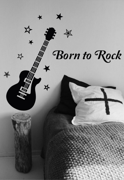 Born to rock naklejka Tulis