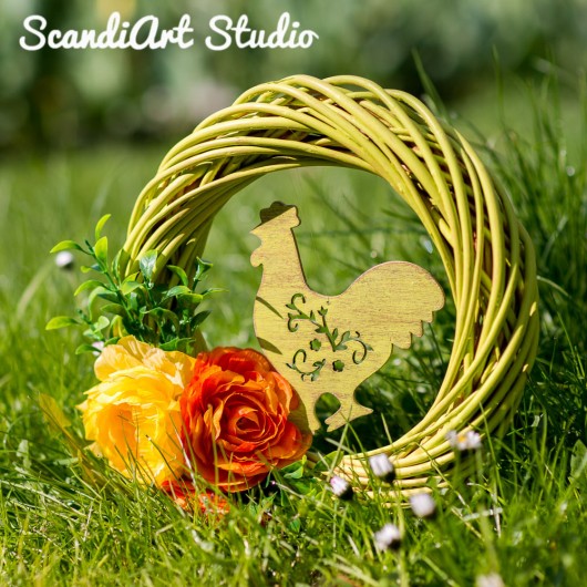 Wianek w wiosennych kolorach ScandiArt Studio