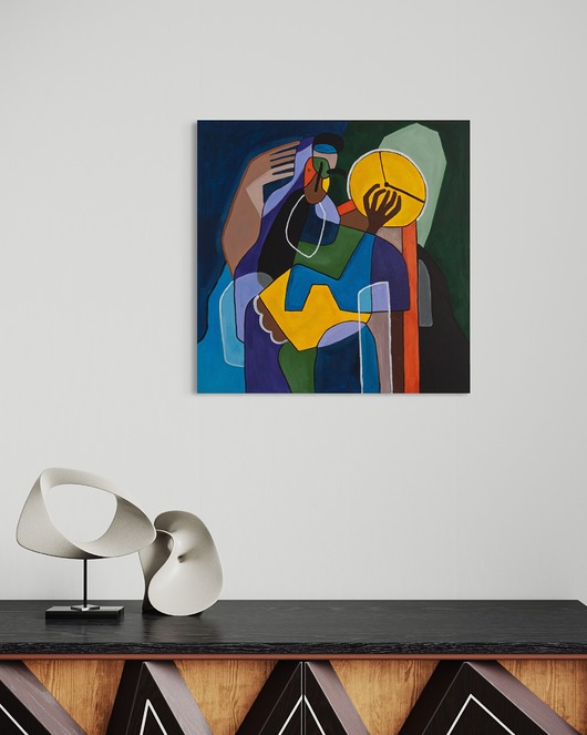 obrazy ORYGINAŁ. Obraz na płótnie - Czas, 50x50 cm