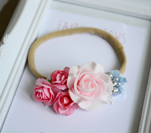 FairyBows Opaska wianuszek w stylu boho FairyBows