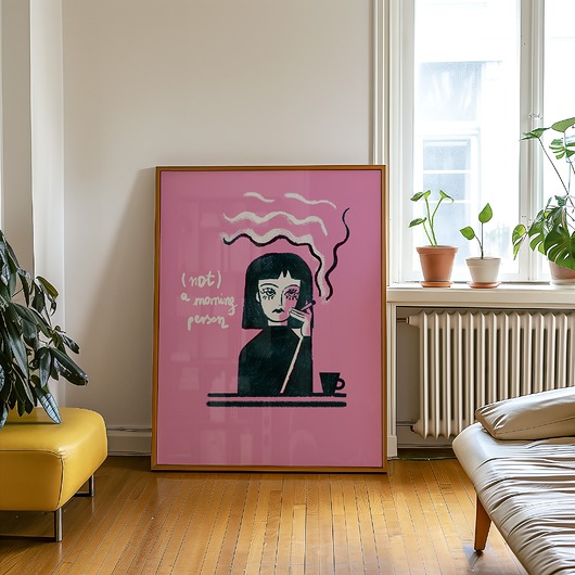 plakaty Plakat "(Not) a morning person"