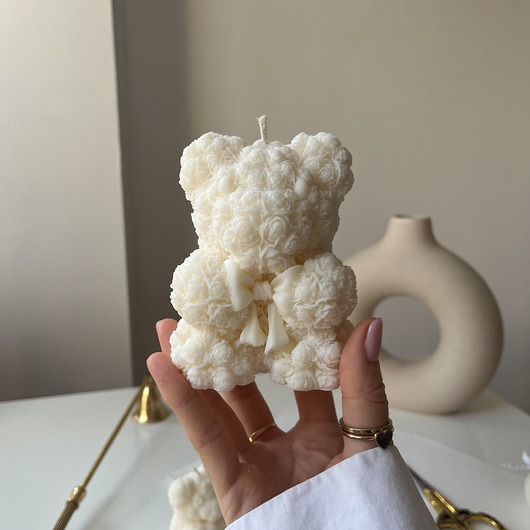 świeczniki i świece Świeca Rosy Teddy