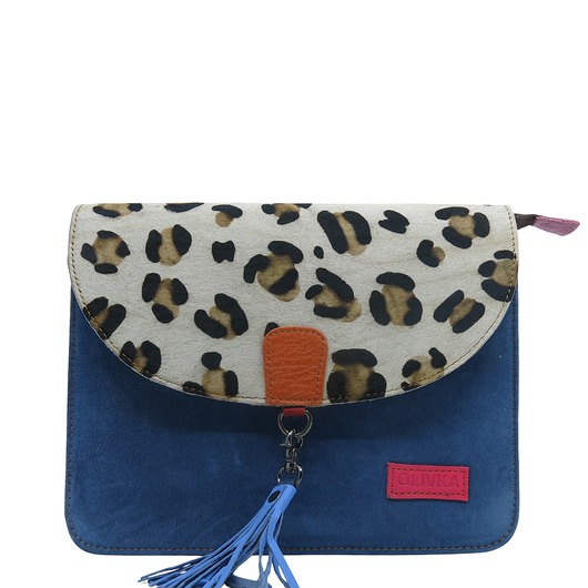 torby na ramię Torebka klasyczna damska zamszowa odpinany chwost brelok OLIVKA