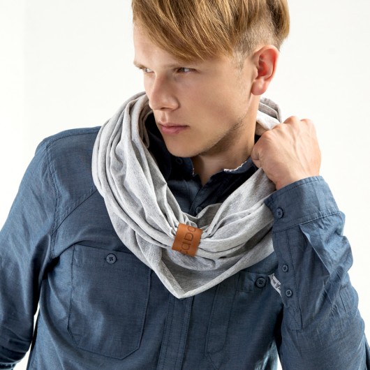 Dzianinowy Komin XXL 2x większy LT GR MEL CADOaccessories