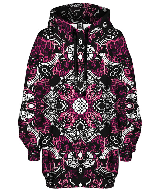 bluza z kapturem damska Bluza Oversize Tunika DR.CROW Hide Rocco