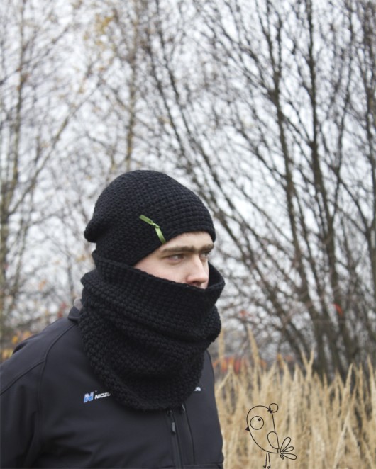kominek i czapka z wihajsterkiem pierwiosnka