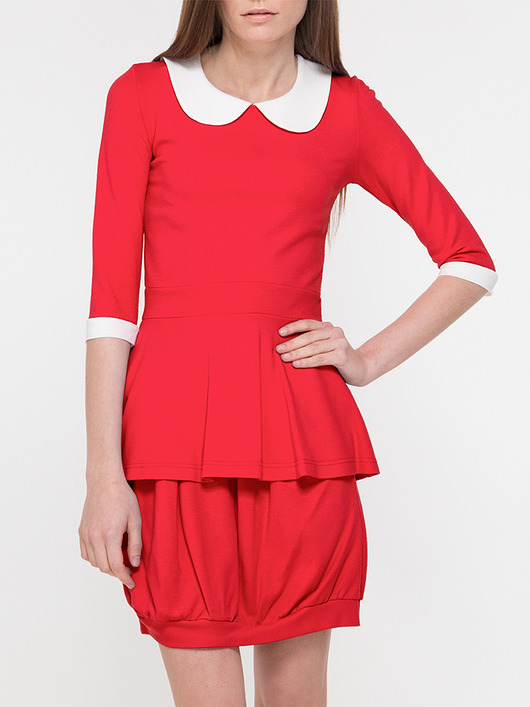 bluzki - inne Bluzka czerwona YY500056_RAL3020