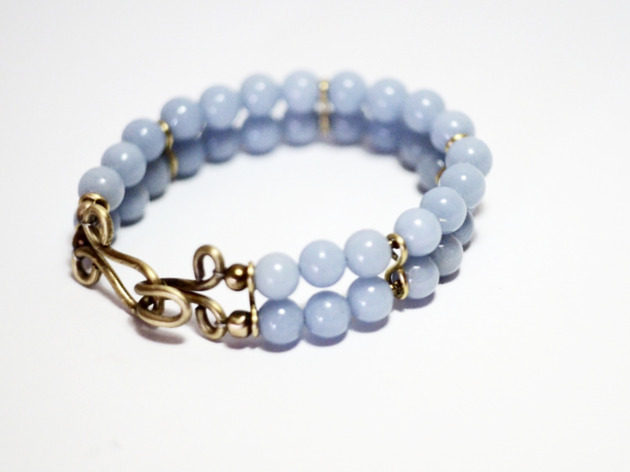 bransoletki z kamieni naturalnych ANGELIT  z ręcznie kutym zapięciem