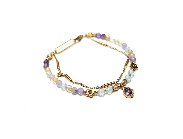 bransoletki z kamieni naturalnych Fluoryt  vol. 4 /24.02.25/ bransoletka  - Szlachetna kolekcja