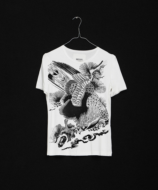 Kiyonobu II no.7 white Women's T-shirt SELVA