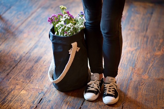 Sroka shopper bag – wygaszona czerń srokabag