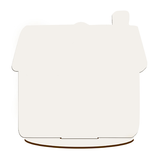 dekoracje świąteczne Domek Chatka z Piernika ZESTAW 10SZT Figurka Stojąca na Podstawce Dekor DIY