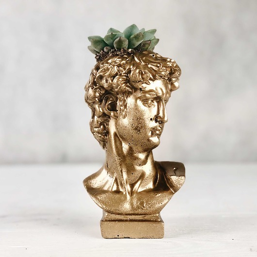 Doniczka/Wazonik B-Bust Dawid Gold Betonove