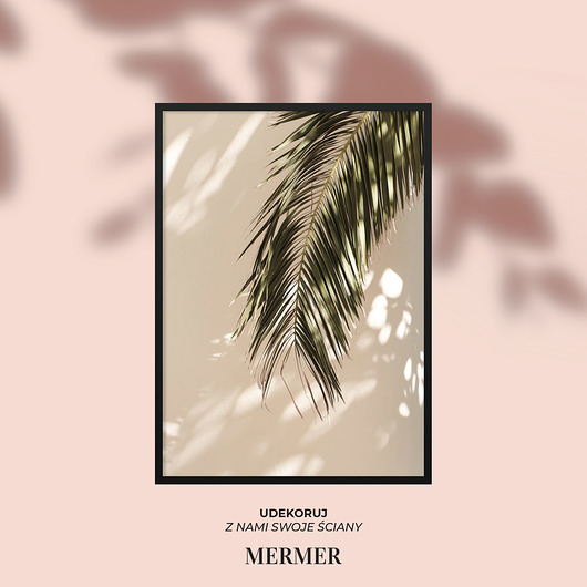 Boho Palm,Plakat mermer