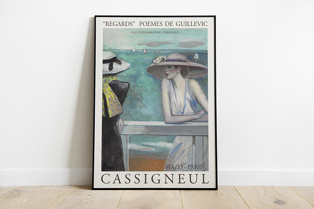 J.P. Cassigneul - plakat wystawowy Pas De LArt