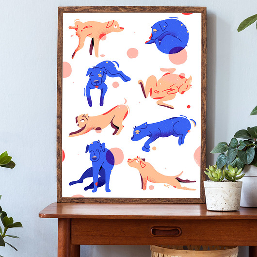 grafiki i ilustracje Doggo moods
