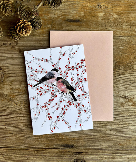 kartki okolicznościowe - wydruki Gile- Kartka- Grafika- Ilustracja- Ptaki