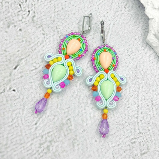 kolczyki soutache Kolczyki Dolly Summer