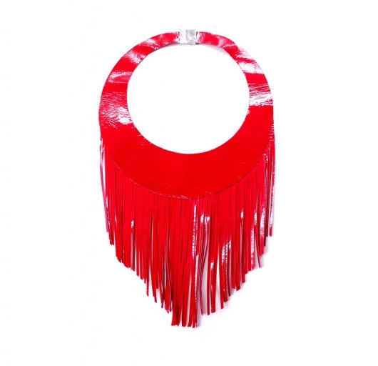 Circles and lines- fuchsia Republika jewelry
