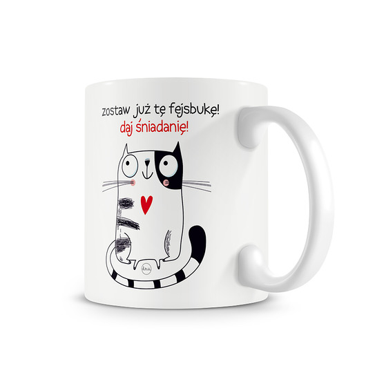kubek. zostaw już tę fejsbukę... Love Life and Forest