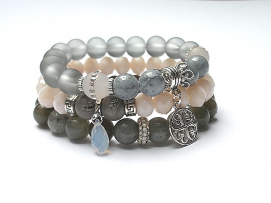 Grey & ecru 4  /12-2014/-  set KiKa pracownia