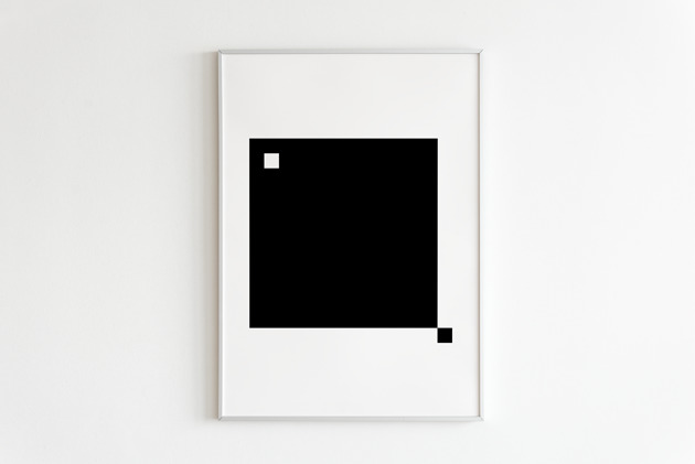 obrazy Nowoczesny minimalistyczny obraz "Dark space 1"
