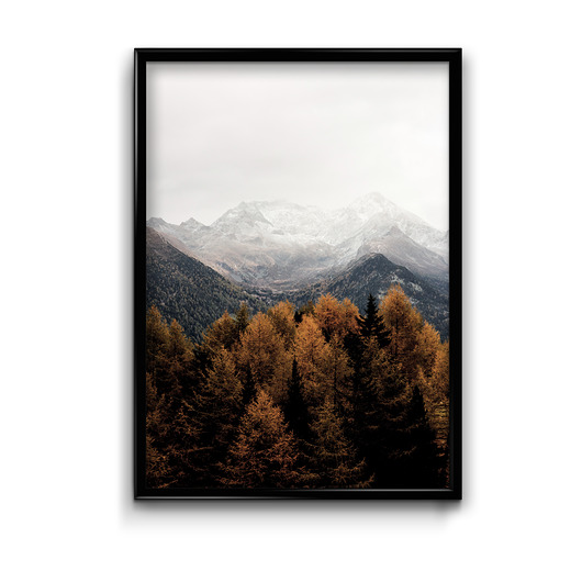 Plakat Jesień w górach  Bury Lis