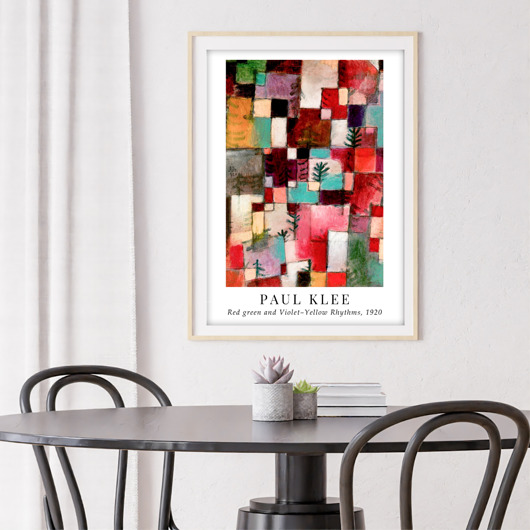 plakaty Plakat reprodukcja Paul Klee 'Red green and Violet