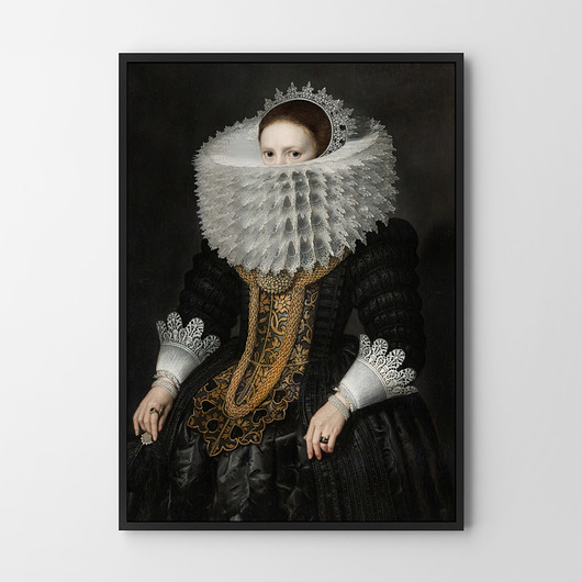 plakaty Plakat Dama w koronkach